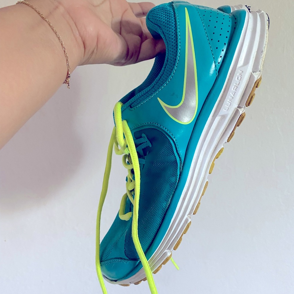 Nike Flex Lunar Forever 2 trainers //  turquoise and neon 😮‍💨